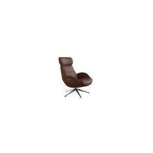 FLEXLUX Relaxsessel »Elegant, Funktionsessel, Polstersessel, Armlehnen-, TV-Fernsehsessel,«, Premium Komfort, Rücken- und Kopfteilverstellung, Drehbar, Fuß Alu
