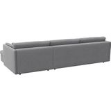 FLEXLUX Ecksofa »Lovane«, Weich & anschmiegsam, große Sitztiefe auf Kaltschaum, Dekokissen inkl.
