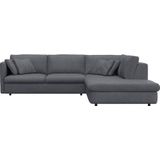 FLEXLUX Ecksofa »Lovane, elegant und zeitlos, bequem, L-Form«, Weich & anschmiegsam, große Sitztiefe auf Kaltschaum, Dekokissen inkl.