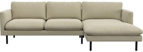 FLEXLUX Ecksofa "Bolzano, elegant und bequem, L-Form", Sitzaufbau mit Kaltschaum & Stahl-Wellen, loose Sitz -& Rückenkissen