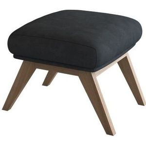 FLEXLUX Polsterhocker »Adria«, Fuß Eiche, Fußhocker für Ohrensessel