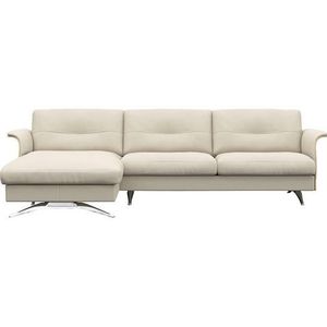 FLEXLUX Ecksofa "Glow, super bequem durch hochwertigem Sitzaufbau mit Federkern, L-Form", Modernes skandinavisches Design