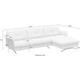 FLEXLUX Ecksofa »Glow bequem und komfortabel durch hochwertigen Sitzaufbau, L-Form«, Modernes skandinavisches Design