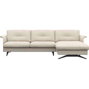 FLEXLUX Ecksofa »Glow, super bequem durch hochwertigem Sitzaufbau mit Federkern, L-Form«, Modernes skandinavisches Design