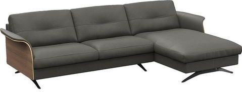 FLEXLUX Ecksofa "Glow, super bequem durch hochwertigem Sitzaufbau mit Federkern, L-Form", Modernes skandinavisches Design