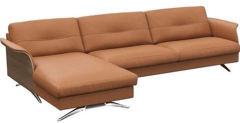 FLEXLUX Ecksofa »Glow, super bequem durch hochwertigem Sitzaufbau mit Federkern, L-Form«, Modernes skandinavisches Design