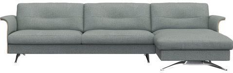 FLEXLUX Ecksofa »Glow, super bequem durch hochwertigem Sitzaufbau mit Federkern, L-Form«, Modernes skandinavisches Design
