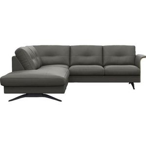 FLEXLUX Ecksofa »Glow, super bequem durch hochwertigem Sitzaufbau mit Federkern, L-Form«, Modernes skandinavisches Design