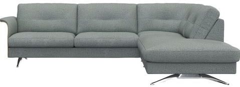FLEXLUX Ecksofa "Glow, super bequem durch hochwertigem Sitzaufbau mit Federkern, L-Form", Skandinavisches Design, In hochwertiger Verarbeitung