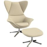 FLEXLUX Ohrensessel "Stilo Relaxsessel, TV-Sessel, OTTOs Choice", Solitär, Stil-Ikone, drehbar, Fuß Aluminium