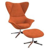 FLEXLUX Ohrensessel "Stilo Relaxsessel, TV-Sessel, OTTOs Choice", Solitär, Stil-Ikone, drehbar, Fuß Aluminium