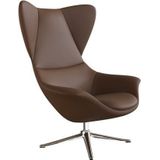 FLEXLUX Ohrensessel "Stilo Relaxsessel, TV-Sessel", Solitär, Stil-Ikone, drehbar, Fuß Aluminium
