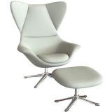 FLEXLUX Ohrensessel "Stilo Relaxsessel, TV-Sessel", Solitär, Stil-Ikone, drehbar, Fuß Aluminium