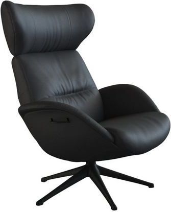 FLEXLUX Relaxsessel "Relaxchairs More", Premium Komfort, Rücken- & Kopfteilverstellung, drehbar, Fuß schwarz
