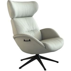 FLEXLUX Relaxsessel »Relaxchairs More«, Premium Komfort, Rücken- & Kopfteilverstellung, drehbar, Fuß schwarz