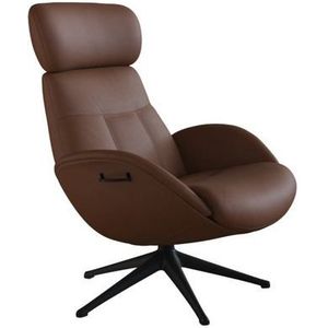 FLEXLUX Relaxfauteuil Relaxchairs Elegant Eersteklas comfort, rug- en hoofdsteunverstelling, draaibaar, zwarte voet