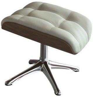 FLEXLUX Fußhocker "Skagen, Hocker", Hohes Komfort, Entspannungsmöbel, Fuss Alu
