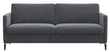 FLEXLUX 2,5-Sitzer »Fiore, super bequem durch hochwertigen Sitzaufbau mit Kaltschaum«, schmale Armlehnen, Füße Alu+schwarz