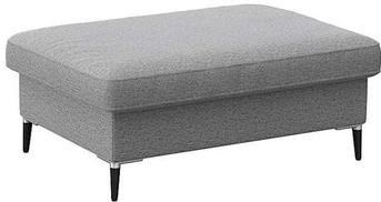 FLEXLUX Pouf "Fiore", Kaltschaum, Füße Alu+schwarz