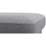 FLEXLUX Pouf "Fiore", Kaltschaum, Füße Alu+ Eiche