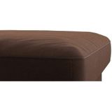 FLEXLUX Pouf "Fiore", Kaltschaum, Füße Alu+ Eiche