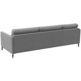 FLEXLUX Ecksofa »Fiore, L-Form«, schmale Armlehnen, Kaltschaum, Füße Alu+schwarz