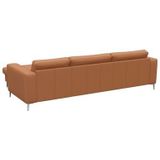 FLEXLUX Ecksofa »Fiore, super Sitzkomfort durch Kaltschaum im Sitz, L-Form«, breite Armlehnen, Füße Alu