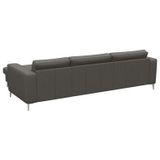 FLEXLUX Ecksofa »Fiore, super Sitzkomfort durch Kaltschaum im Sitz, L-Form«, breite Armlehnen, Füße Alu