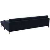 FLEXLUX Ecksofa »Fiore, L-Form, bequem und komfortabel durch hochwertigem Sitzaufbau«, schmale Armlehnen, Kaltschaum, Füße Alu+schwarz