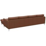 FLEXLUX Ecksofa »Fiore, L-Form, bequem und komfortabel durch hochwertigem Sitzaufbau«, schmale Armlehnen, Kaltschaum, Füße Alu