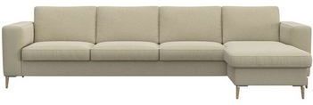 FLEXLUX Ecksofa "Fiore, super Sitzkomfort durch Kaltschaum im Sitz, L-Form", breite Armlehnen, Füße Alu+ Eiche