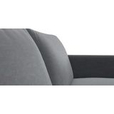 FLEXLUX Ecksofa »Fiore, L-Form«, schmale Armlehnen, Füße Alu/schwarz, B/T 234/225cm, Kaltschaum im Sitz