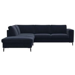 FLEXLUX Ecksofa "Fiore, bequem und komfortabel, zeitlos, OTTOs Choice, L-Form", breite Armlehnen, Füße Alu/schwarz, B/T 241/225 cm, Kaltschaum im Sitz