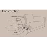 FLEXLUX Ecksofa "Fiore, gleichschenklig, super Sitzkomfort durch Kaltschaum im Sitz", breite Armlehnen, Füße Alu+ Eiche, L-Form