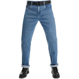 Pando Moto James Regular Blauwe Motorjeans - Maat 30/30 - Broek