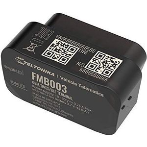 Teltonika - FMB003 - OBDII Tracker - Zwart - GNSS - GSM - BLE 4.0