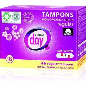 Tampons - Regular - 100% Organisch Katoen - GOTS - Veganproof - Hypoallergeen