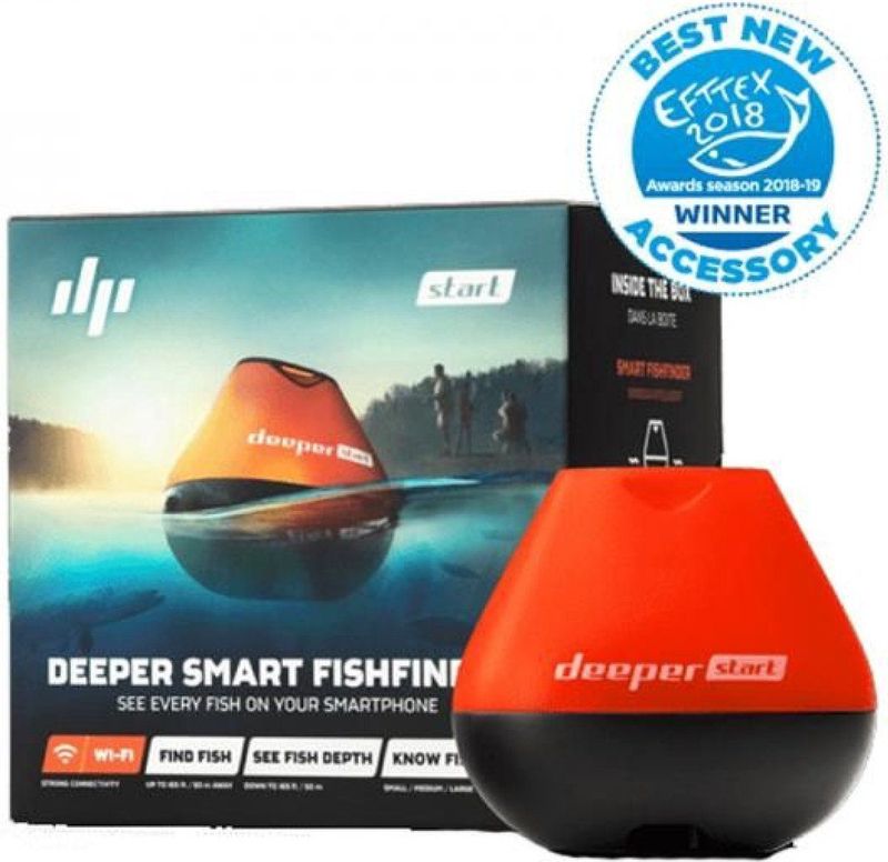 Deeper Start Sonar Angel Echolot Fishfinder WiFi für Rute