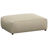 FLEXLUX Pouf "Lucera", modern & anschmiegsam, Kaltschaum, Stahl-Wellenunterfederung