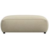 FLEXLUX Pouf "Lucera", modern & anschmiegsam, Kaltschaum, Stahl-Wellenunterfederung