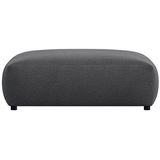 FLEXLUX Pouf "Lucera", modern & anschmiegsam, Kaltschaum, Stahl-Wellenunterfederung