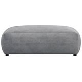 FLEXLUX Pouf "Lucera", modern & anschmiegsam, Kaltschaum, Stahl-Wellenunterfederung