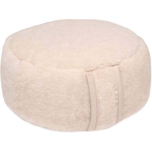 Meditatiekussen caramel merino wol - Lotus | Yoga kussen
