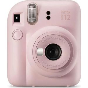 Fujifilm Instax Mini 12 Camera, Bloesemroze + instax mini glossy(10pl), Instant camera, Roze
