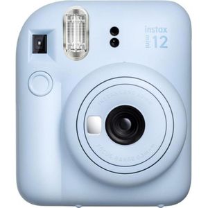Fujifilm Instax Mini 12 Camera, Pastelblauw + instax mini glossy(10pl), Instant camera, Blauw