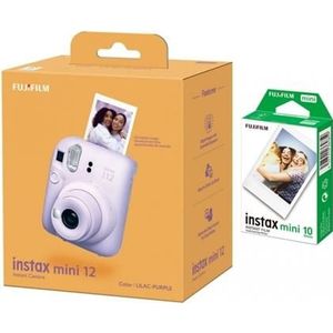 Fujifilm Instax Mini 12 + instax mini glossy, Instant camera, Paars