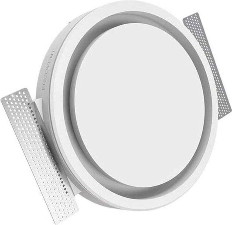 Ergovent - Instucbaar Frameloos Ventilatieventiel - Ø 125 mm - Gips Composiet
