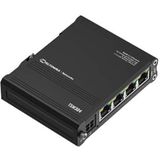 Teltonika - TSW304 - Netwerkschakelaar - Zwart - 4-poorts - DIN Rail