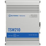 Teltonika - TSW210 - Netwerk-Switch - Unmanaged - Gigabit Ethernet - Aluminium