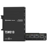 Teltonika - TSW010 - Netwerkschakelaar - Zwart - 5x RJ45 - 10/100 Mbit/s